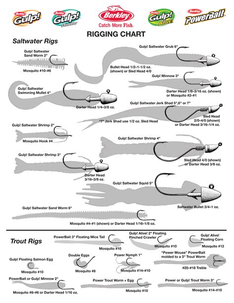 types of fishing rigs.